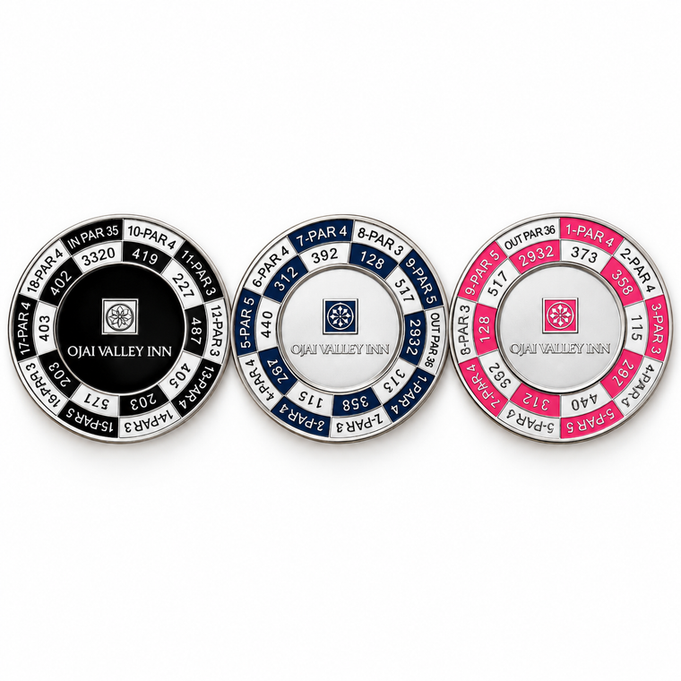 Ojai Logo Magna Golf Ball Marker