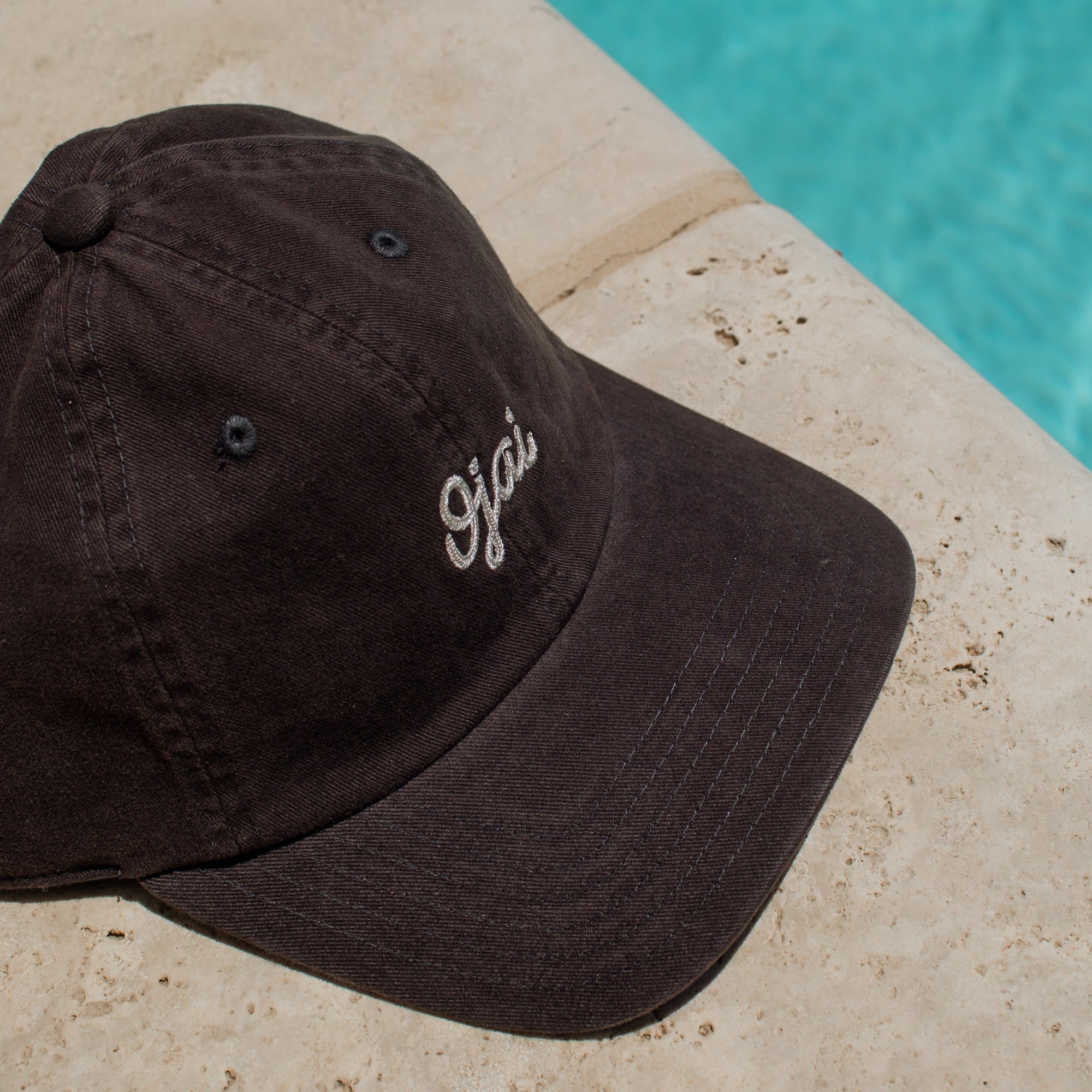 Ojai Cursive Hat - Black