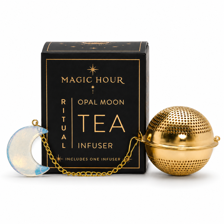 Magic Hour Opalite Moon Tea Strainer