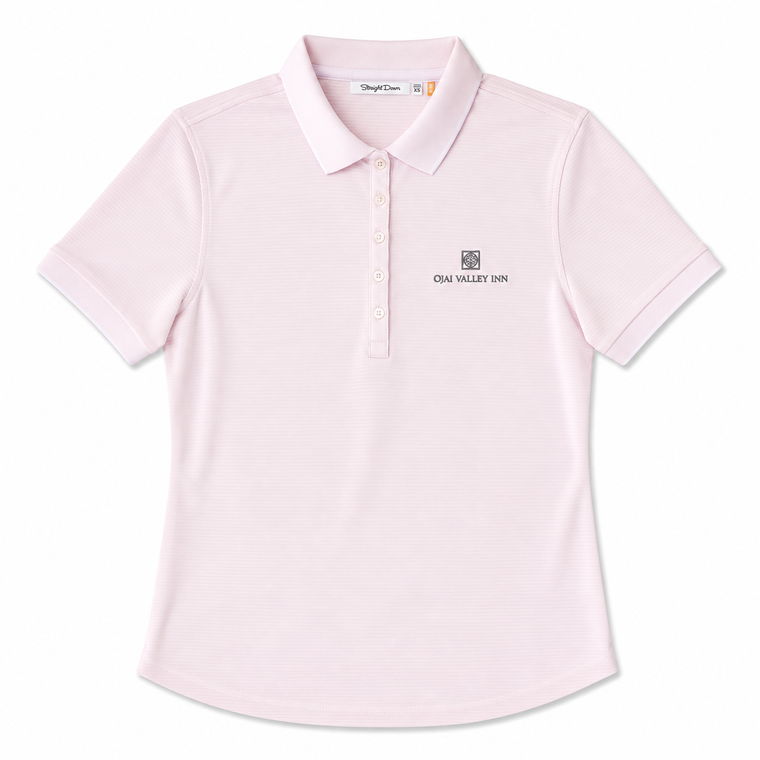 Straight Down Women's Sindy Rib Knit Polo